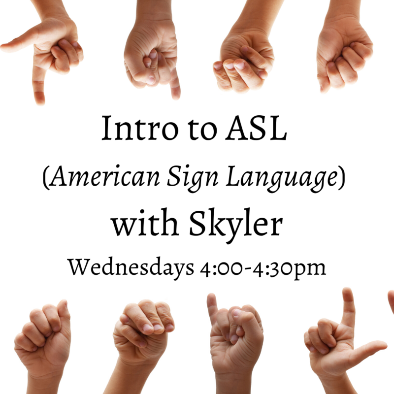 Banner Image for Intro to ASL
