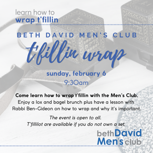 Men's Club T'Fillin Wrap