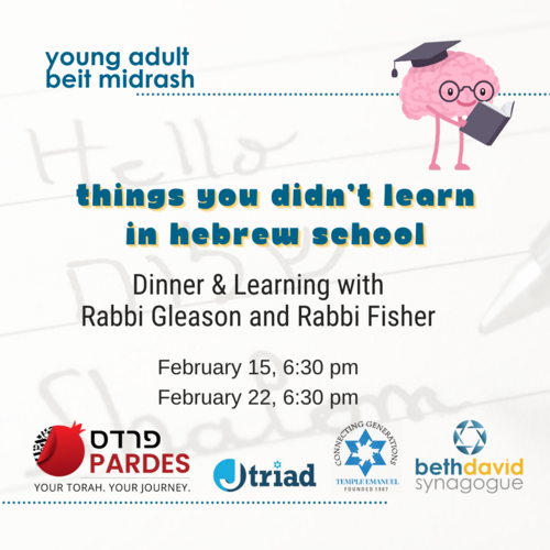 Banner Image for Young Adult Beit Midrash: Things You Didn't Learn In Hebrew School
